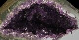 Purple Amethyst Geode - Uruguay #31202-1